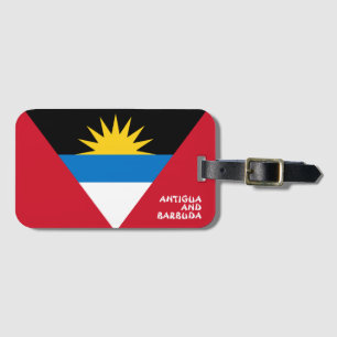 Antigua and Barbuda National Flag Patriotic Luggage Tag