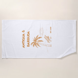 Antigua and Barbuda Resort Beach Towel