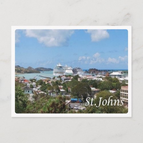 Antigua and Barbuda _ Saint Johns _ Postcard