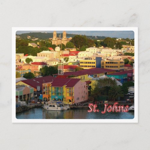 Antigua and Barbuda _ Saint Johns _ Postcard