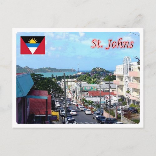 Antigua and Barbuda _ Saint Johns _ Postcard