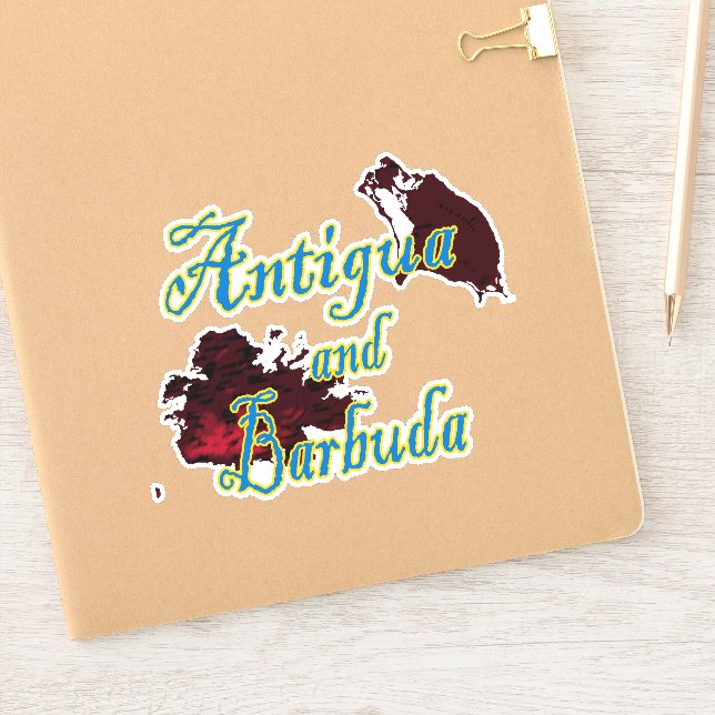 Antigua and Barbuda Sticker (Notebook)