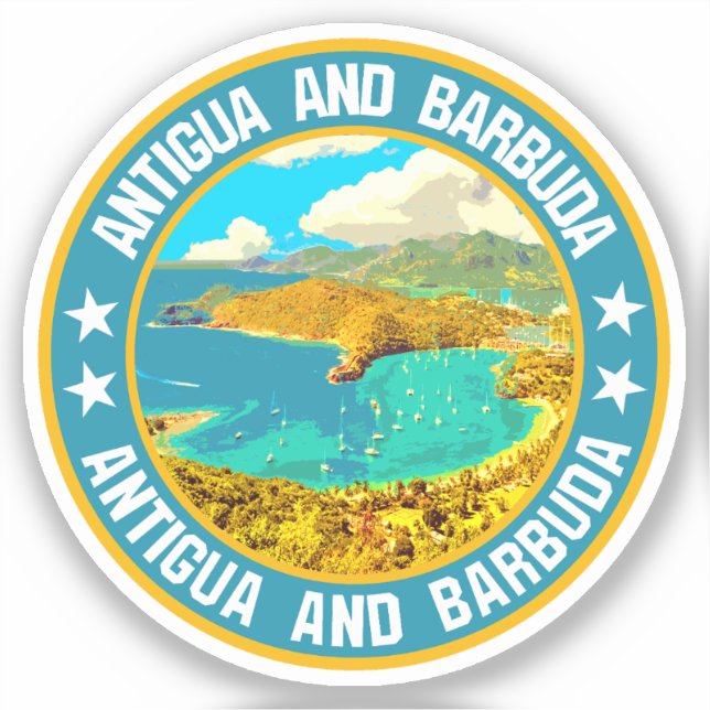 Antigua and Barbuda                                Sticker (Front)