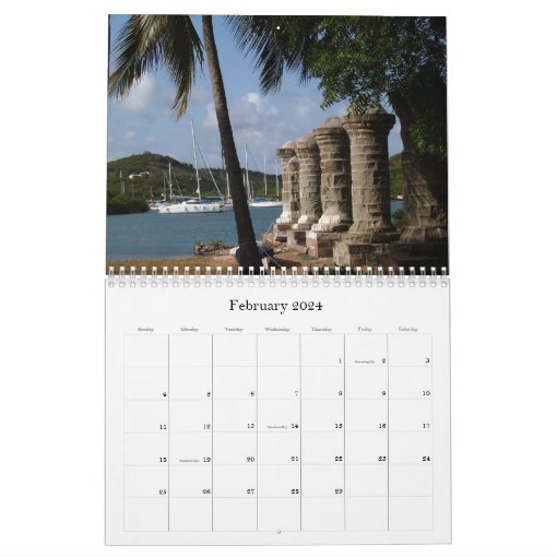 Antigua Barbuda Calendar | Zazzle