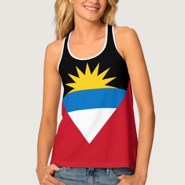 Antigua & Barbuda flag Women's Tank Top (Front)