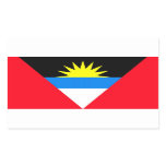 ANTIGUA & BARBUDA RECTANGULAR STICKER