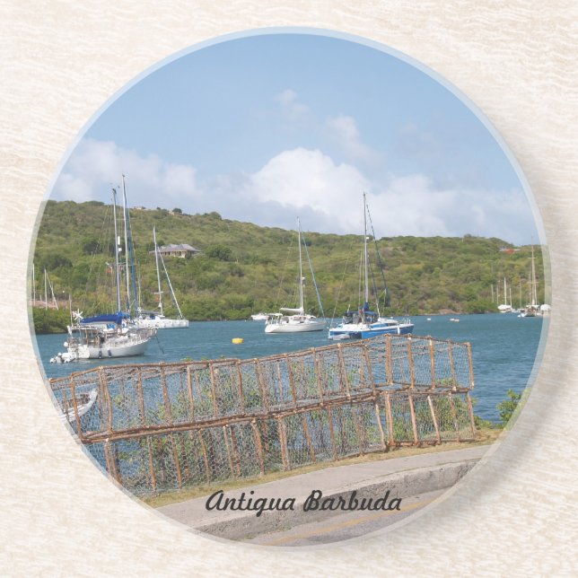 Antigua Barbuda Series--English Harbor Coaster (Front)