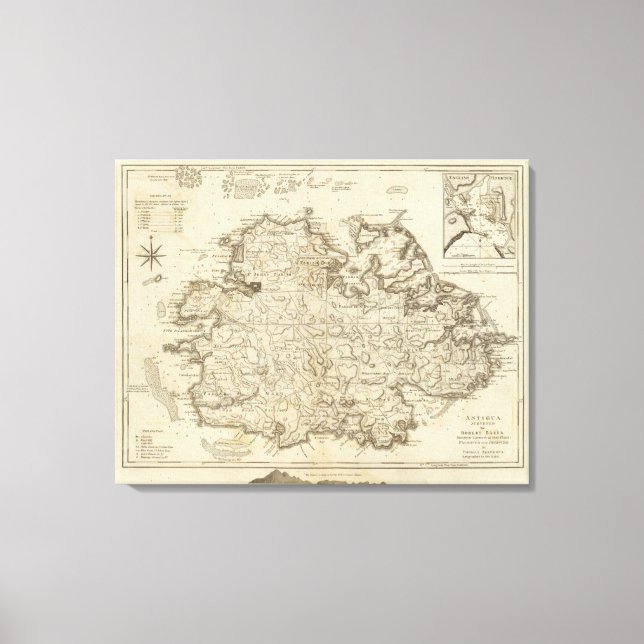 Antigua Canvas Print (Front)