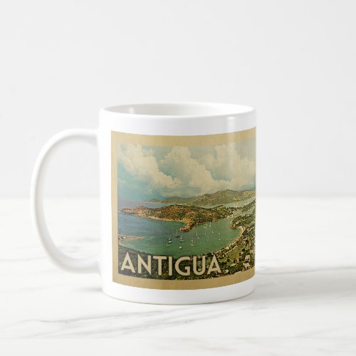 Antigua Coffee Mug Vintage Travel