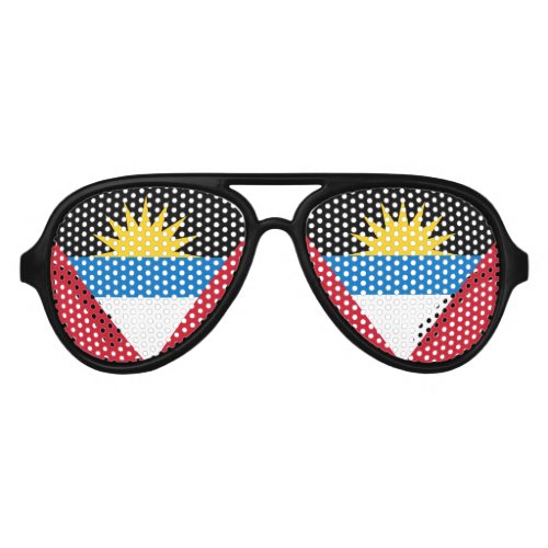 Antigua Flag Aviator Sunglasses