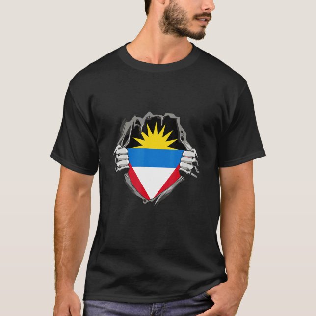 Antigua Flag T-Shirt (Front)