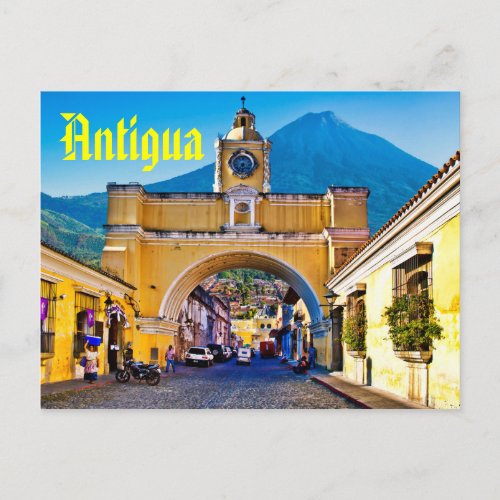 Antigua Guatemala Central America Postcard