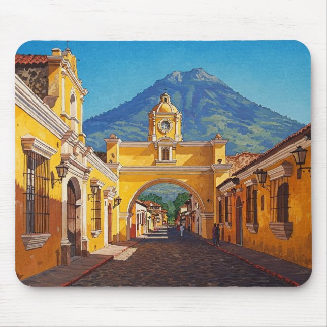 Antigua Guatemala Travel Mouse Pad (Front)