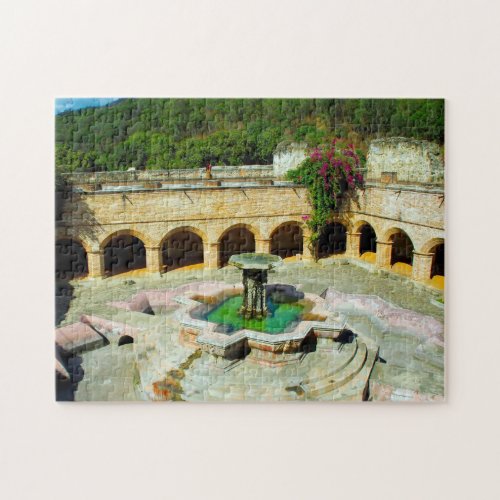 Antigua  Merced Cloister Fountain Jigsaw Puzzle
