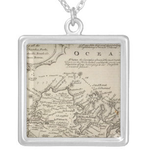 Antigua or Antego Silver Plated Necklace