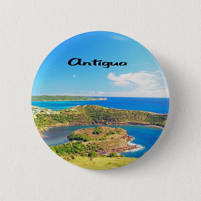 Antigua Sailboat races Button (Front)