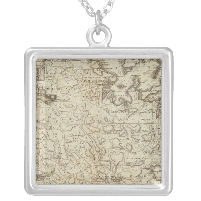 Antigua Silver Plated Necklace (Front)