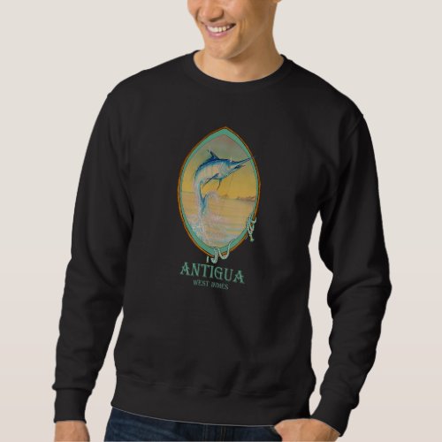 Antigua  West Indies Vintage Offshore Fishing Vaca Sweatshirt