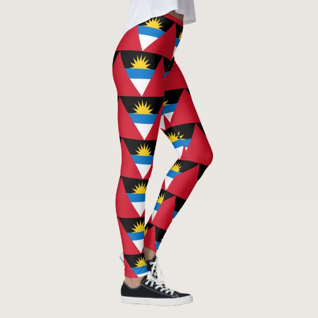 Antiguan and Barbudan flag Leggings (Right)