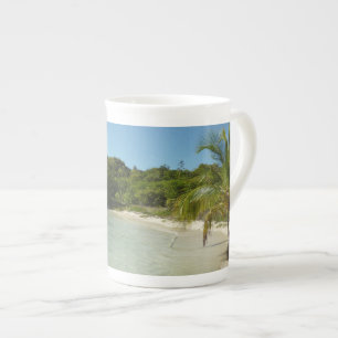 Antiguan Beach Beautiful Tropical Landscape Bone China Mug