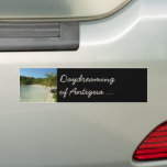 Antiguan Beach Beautiful Tropical Landscape Bumper Sticker