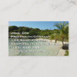 Antiguan Beach Beautiful Tropical Landscape Business Card