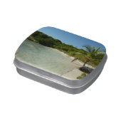 Antiguan Beach Beautiful Tropical Landscape Candy Tin (Side)