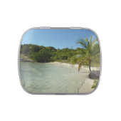 Antiguan Beach Beautiful Tropical Landscape Candy Tin (Top)