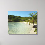 Antiguan Beach Beautiful Tropical Landscape Canvas Print
