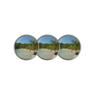 Antiguan Beach Beautiful Tropical Landscape Golf Ball Marker