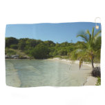 Antiguan Beach Beautiful Tropical Landscape Golf Towel