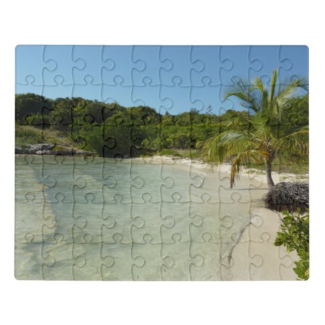 Antiguan Beach Beautiful Tropical Landscape Jigsaw Puzzle (Puzzle Horizontal)