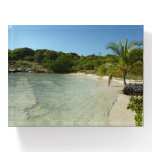 Antiguan Beach Beautiful Tropical Landscape Paperweight