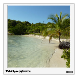 Antiguan Beach Beautiful Tropical Landscape Wall Sticker