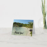 Antiguan Beach Thank You Card