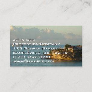 Antiguan Coast Beautiful Island Seascape Business Card