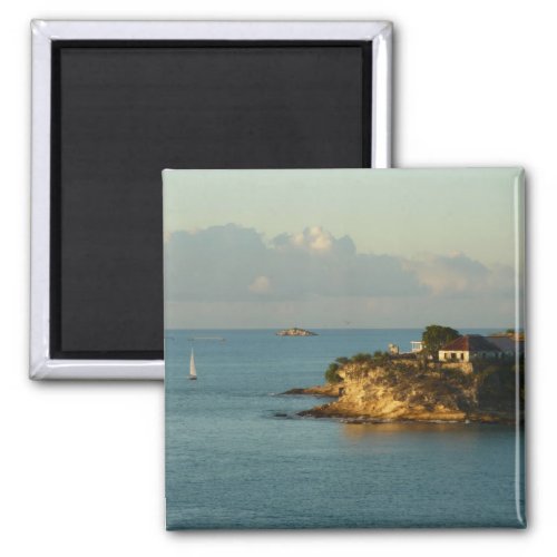 Antiguan Coast Beautiful Island Seascape Magnet