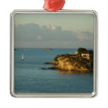 Antiguan Coast Beautiful Island Seascape Metal Ornament
