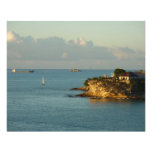 Antiguan Coast Beautiful Island Seascape Photo Print
