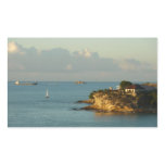 Antiguan Coast Beautiful Island Seascape Rectangular Sticker