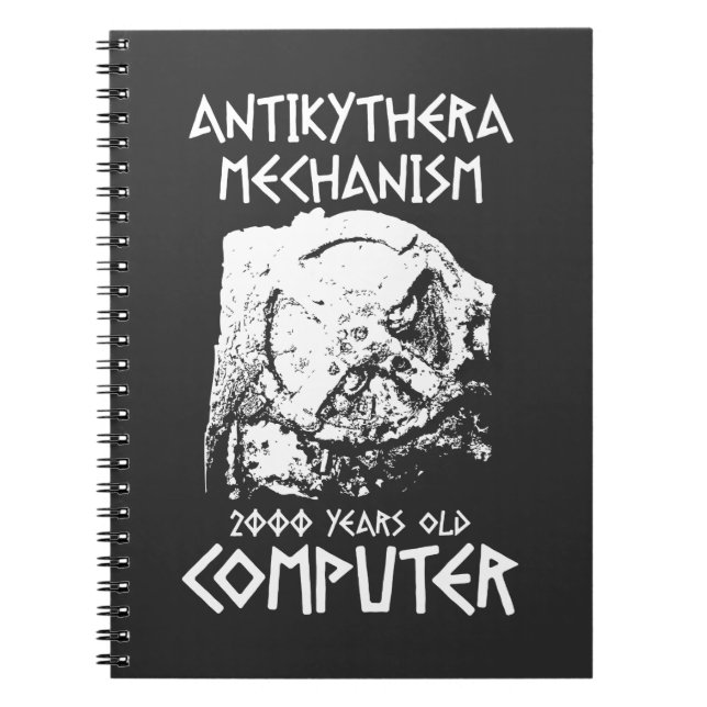 Antikythera mechanism ancient Greek Computer Notebook (Front)