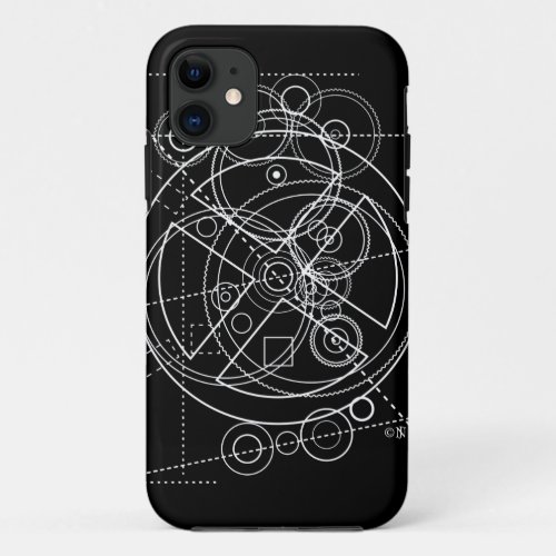 Antikythera Mechanism Drawing iPhone 11 Case