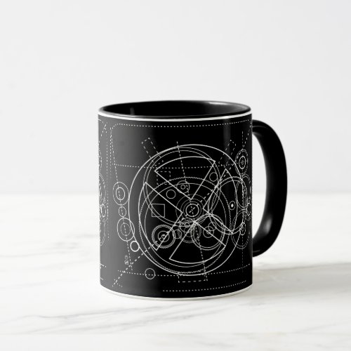 Antikythera Mechanism Drawing Mug