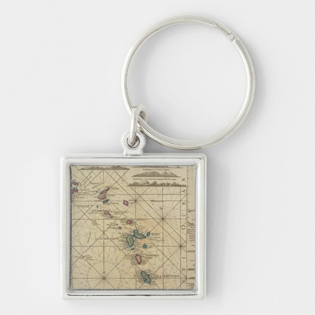 Antilles, Charibbee Islands Keychain (Front)