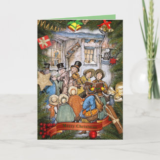 Antin Pieck Carol Singers Holiday Card