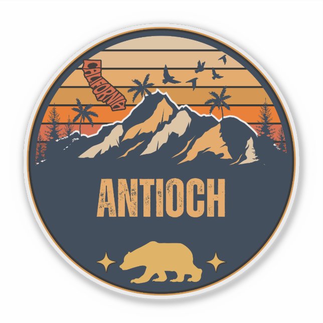 Antioch, California Sticker (Front)