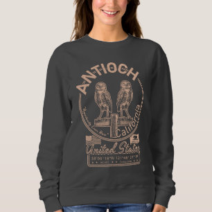 ANTIOCH CALIFORNIA VINTAGE - BURROWING OWL SWEATSHIRT