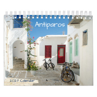 Antiparos Greek Island Photo Calendar 2027