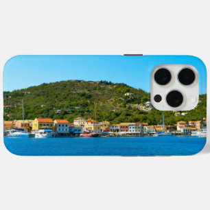 Antipaxos harbor coast iPhone 15 pro max case