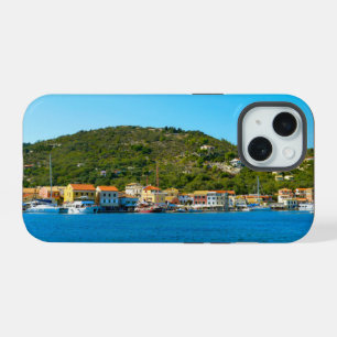 Antipaxos harbor coast iPhone 15 case